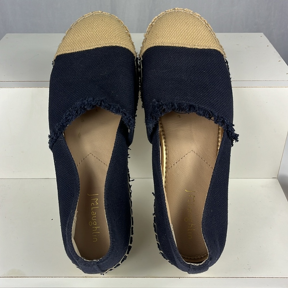 J. McLaughlin Redding Navy Canvas Espadrilles.‎ - Picture 5 of 10